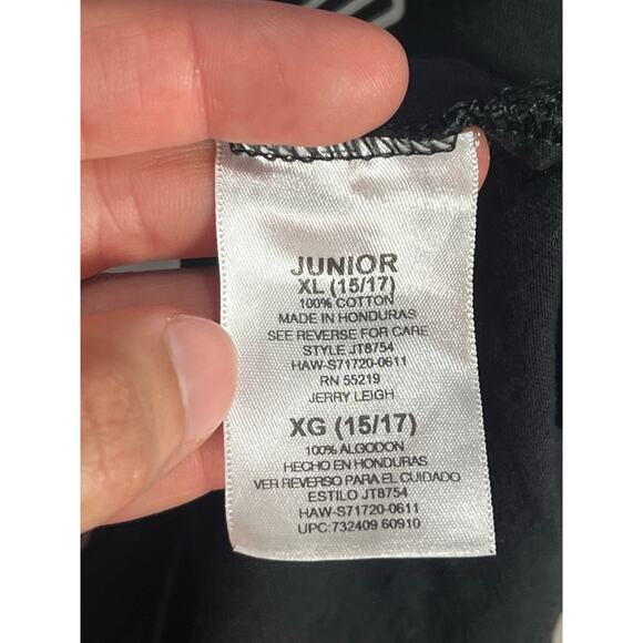 Happy Bunny "I'm Cute You're Not" Black T Shirt Jim Benton Juniors XL Y2K Fairy - Picture 6 of 11